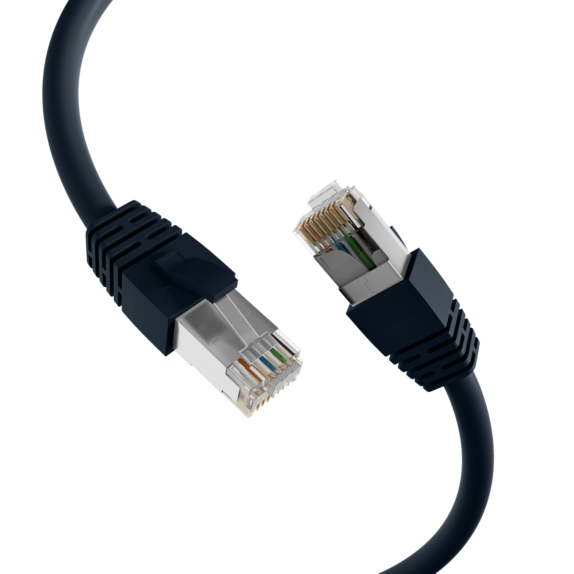 RJ45 Patchkabel Cat.8.1 S/FTP LSZH BC schwarz 5m