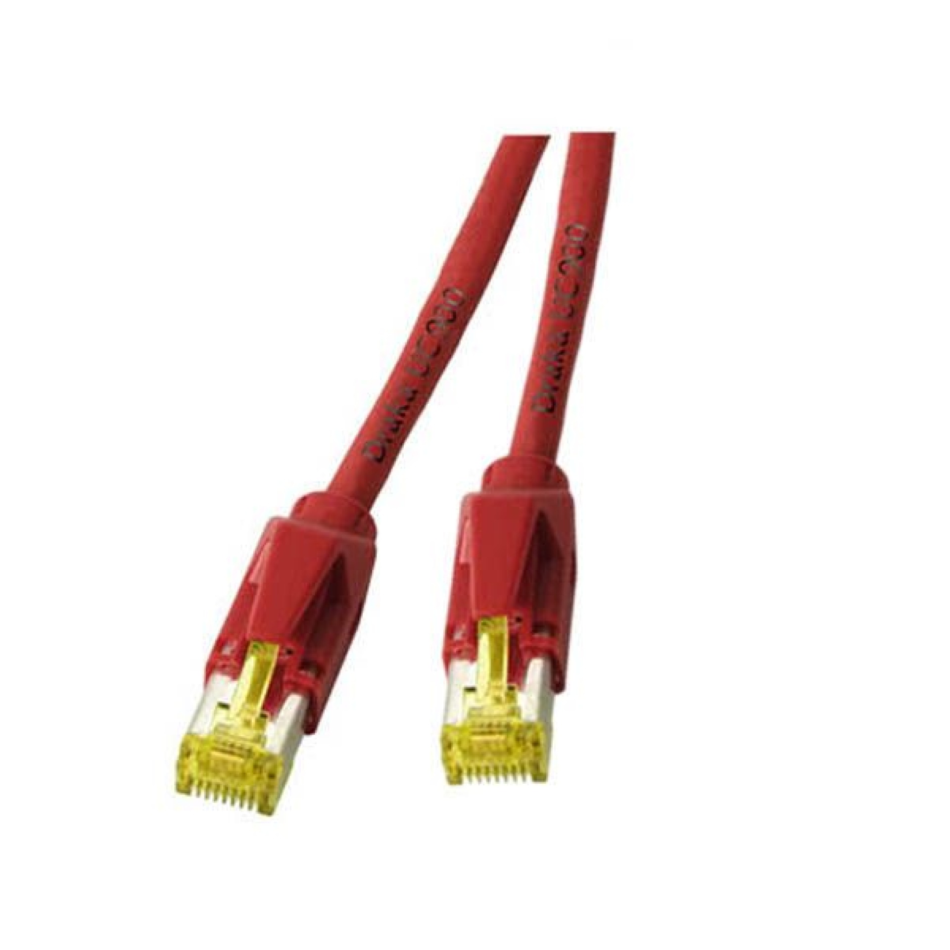 INFRALAN® RJ45 Patchkabel S/FTP, Cat.6A, TM31, UC900, 1m, rot