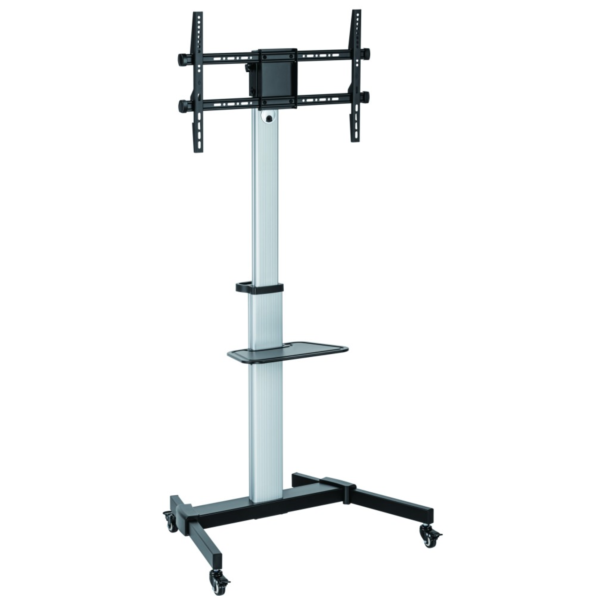TV trolley for LCD LED TV, 37-86" with one shelf