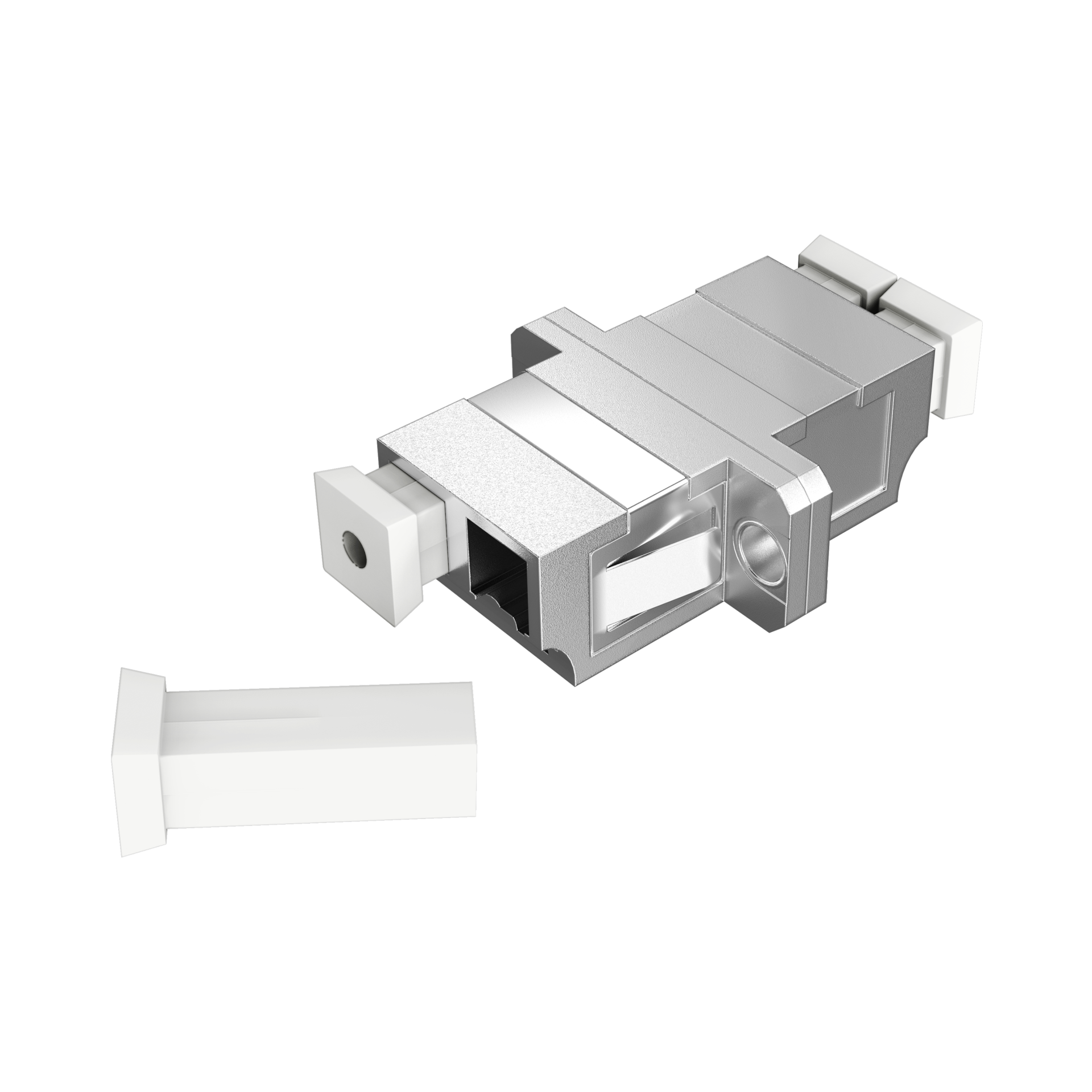 Kupplung LC Duplex OM1-5 Metallgehäuse 