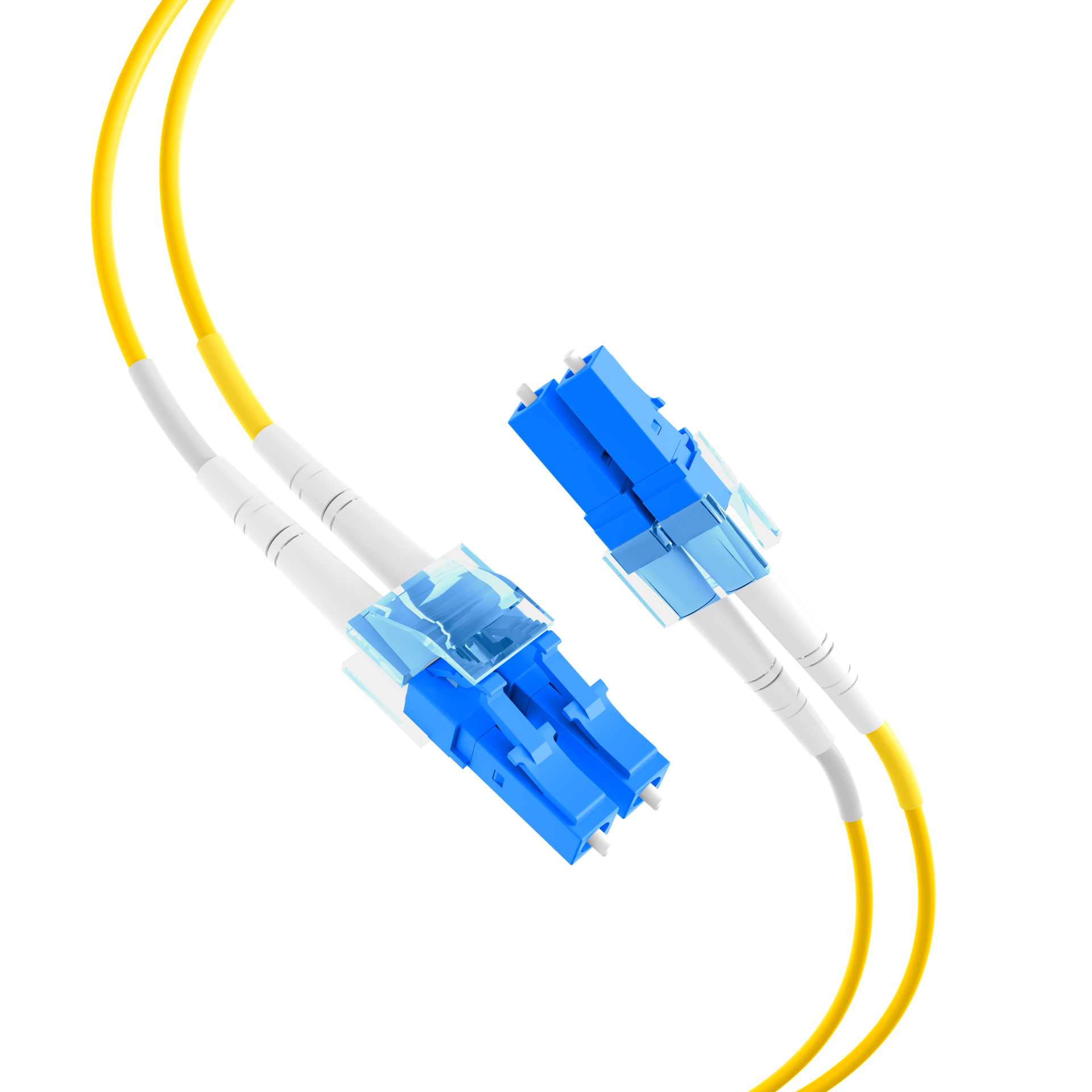 Duplex Patchkabel LC-LC OS2 G652D 10m LSZH 2mm gelb