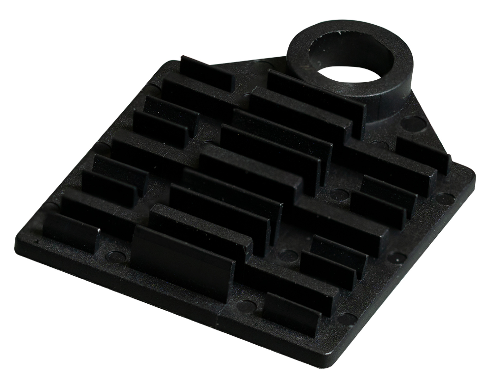 Splice holder for 6 x arc splices with shrink tube, black