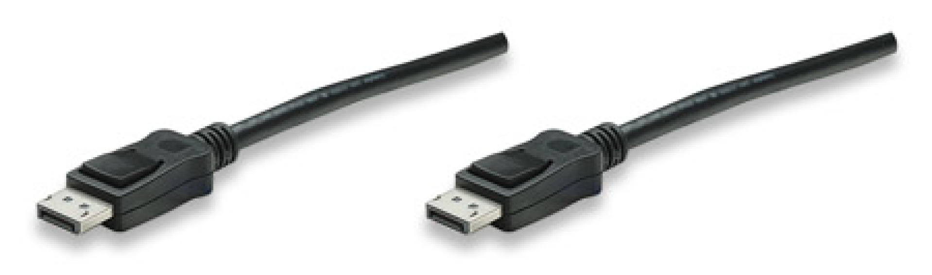 DisplayPort 1.2 Audio/Video Anschlusskabel, schwarz, 2 m
