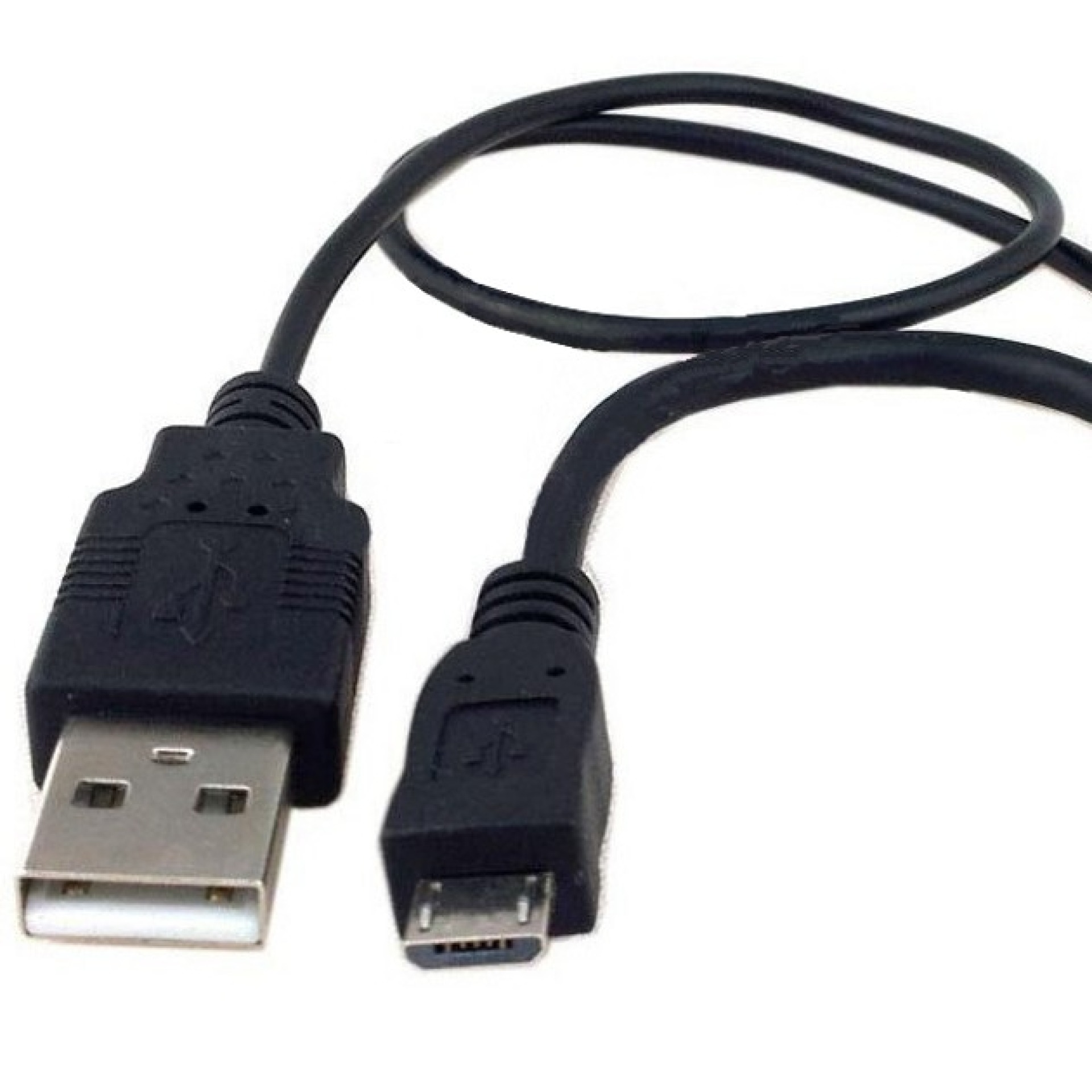 USB 2.0 Cable OTG A F Micro USB M with USB 30cm Black