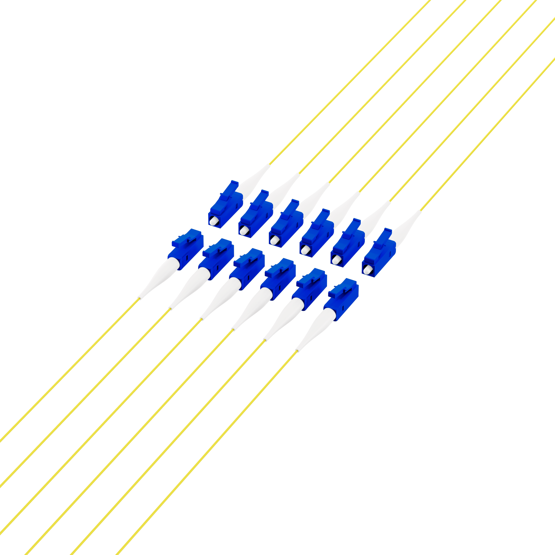 Faserpigtail LC OS2 G652D-Gelb 2m - 1 Stück