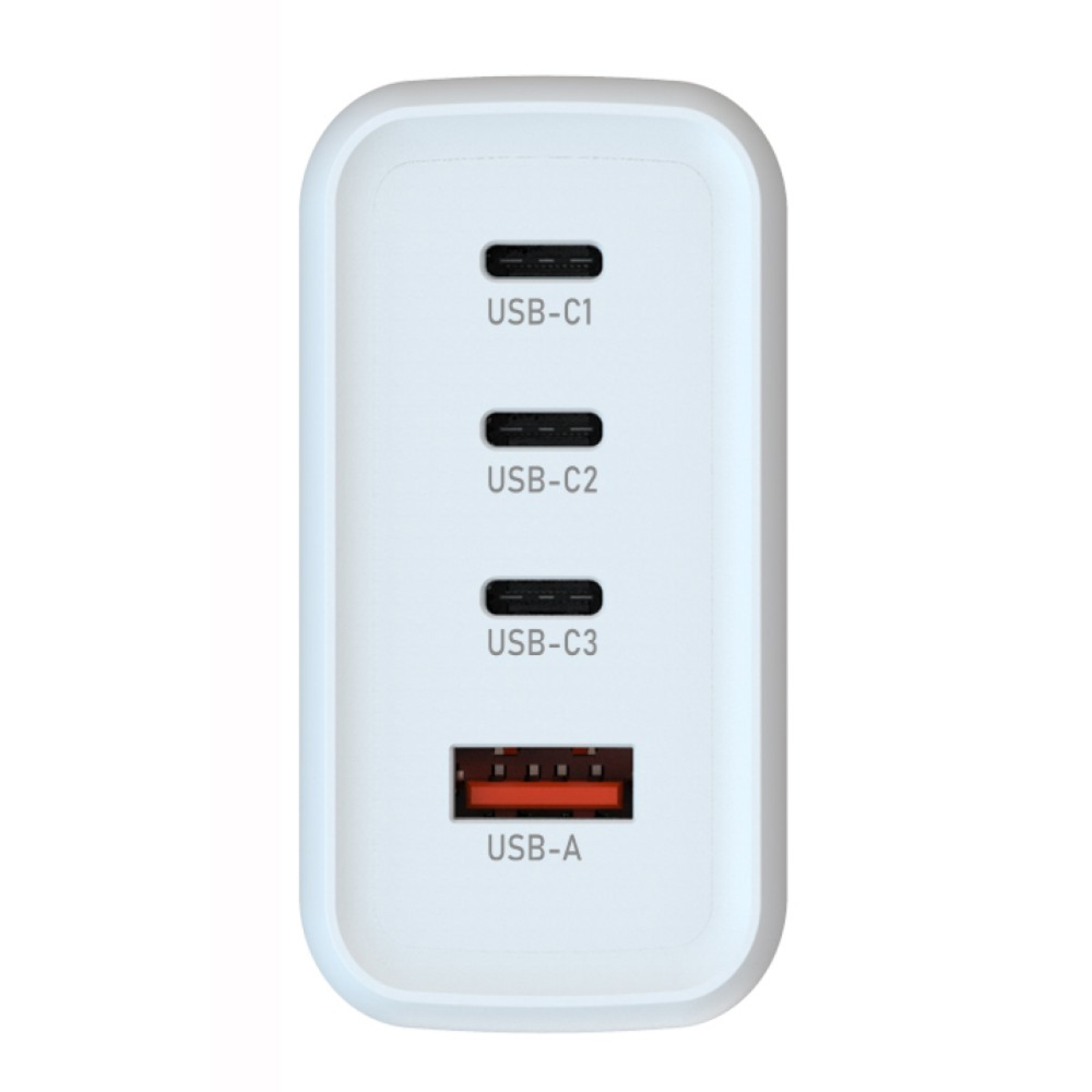 Techly GaN charger 3x USB-C and 1x USB-A