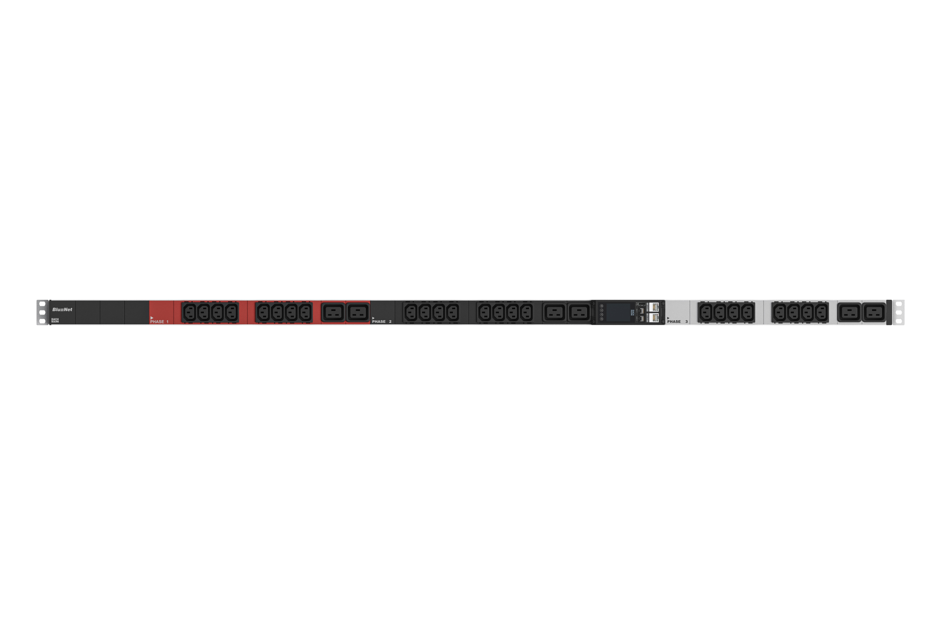 PDU BN Essential Metered, 24xC13, 6xC19, Mess. p.,Ph., lok. Anz.+Web, CEE 16A ro