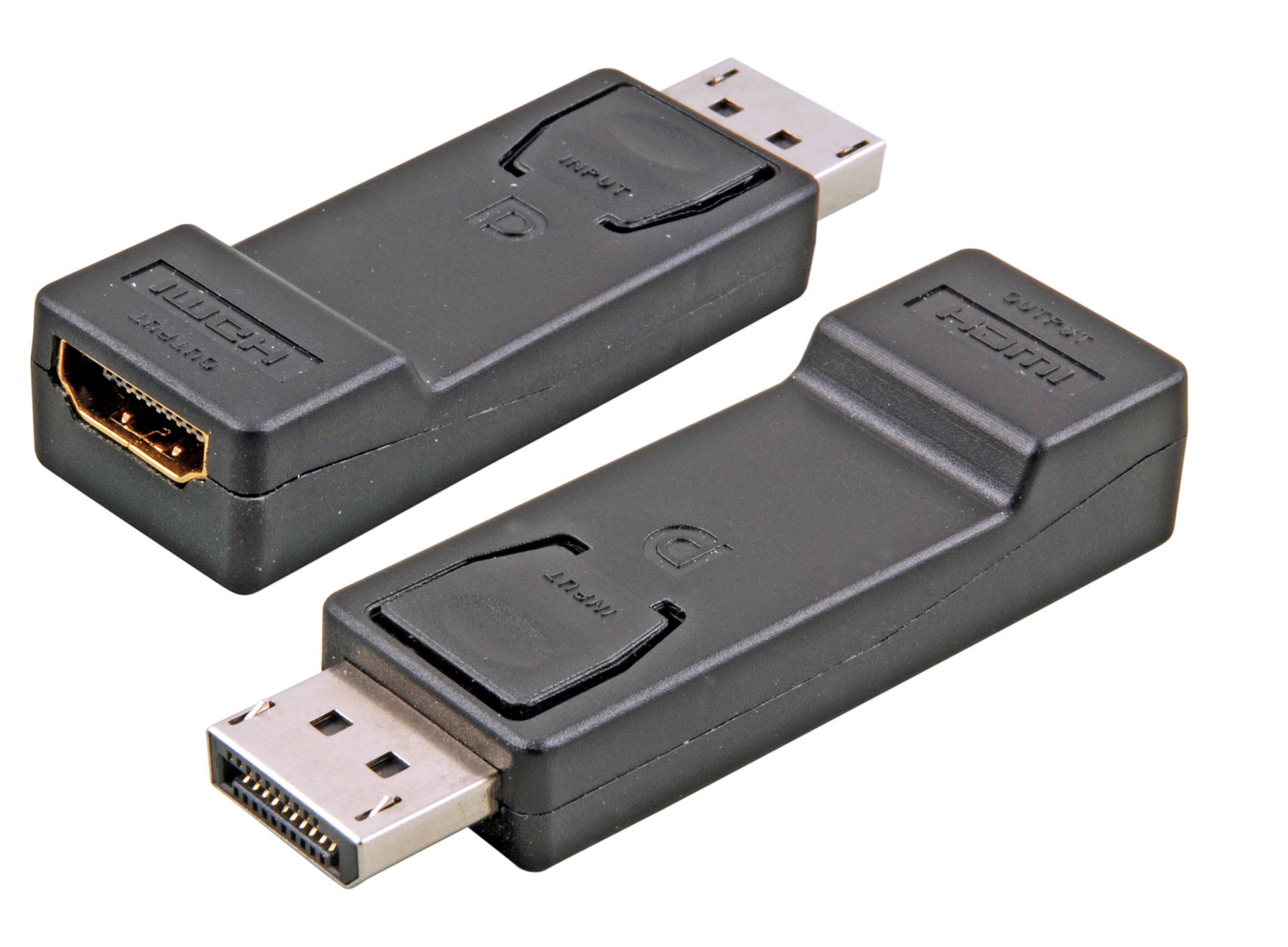 DisplayPort Adapter, DisplayPort auf HDMI A, St.-Bu., schwarz
