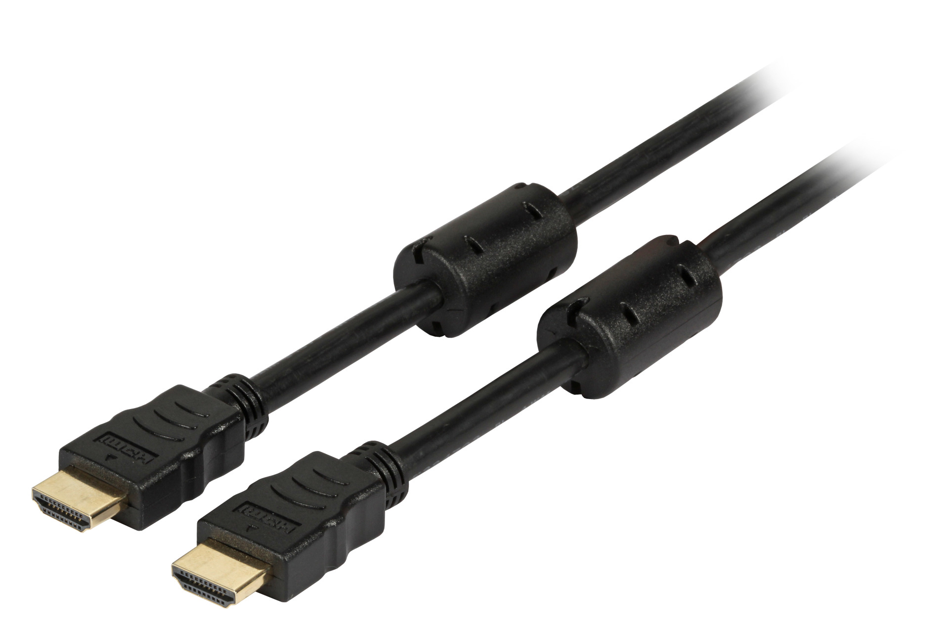 HighSpeed HDMI™ Kabel w.Eth.,3xges. A-A St-St 1,0m schwarz