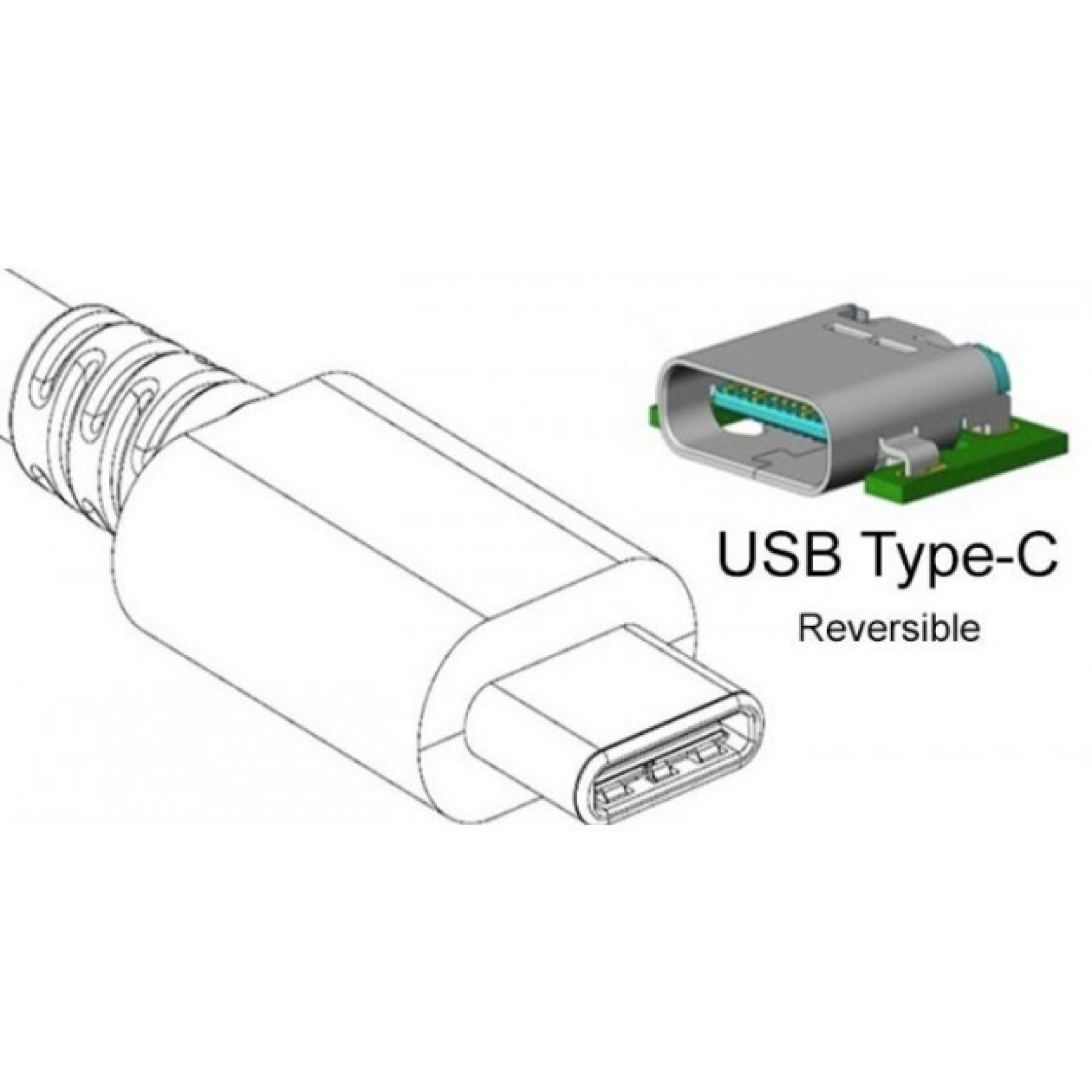 Konverter Kabel Adapter USB 3.1 Typ-C M auf RJ45 Gigabit Ethernet