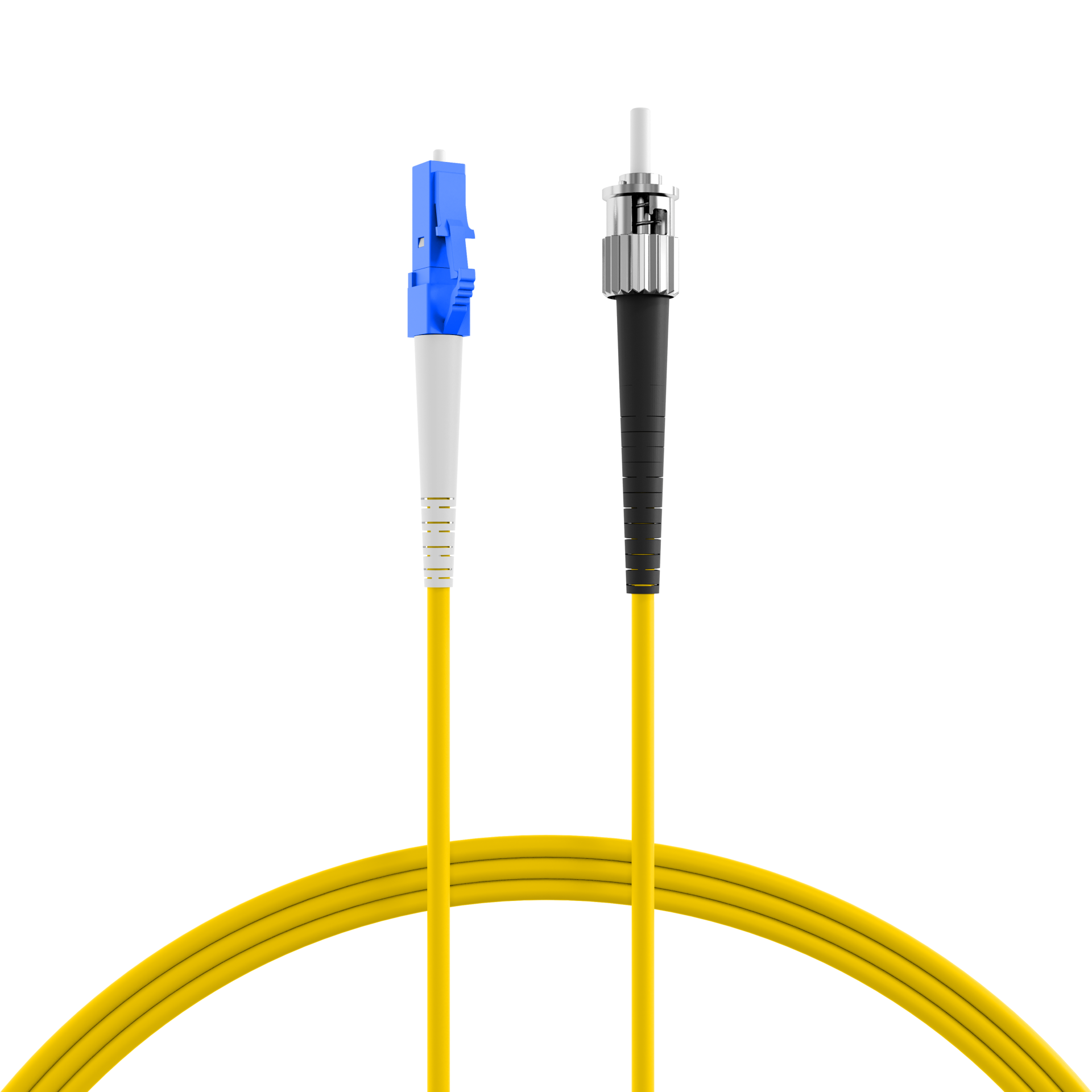 Simplex LWL Patchkabel LC-ST OS2 5m 3,0mm Gelb 9/125µm