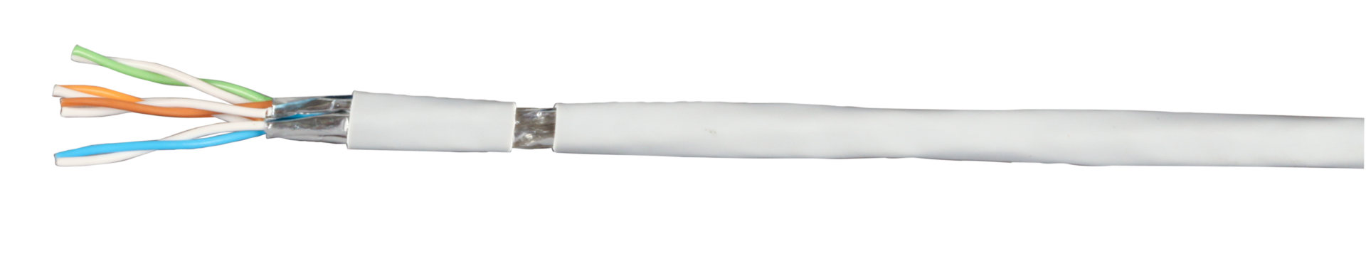 Patchkabel Cat.7 PiMF UC900MHz SS27 4P, FRNC-B, grau