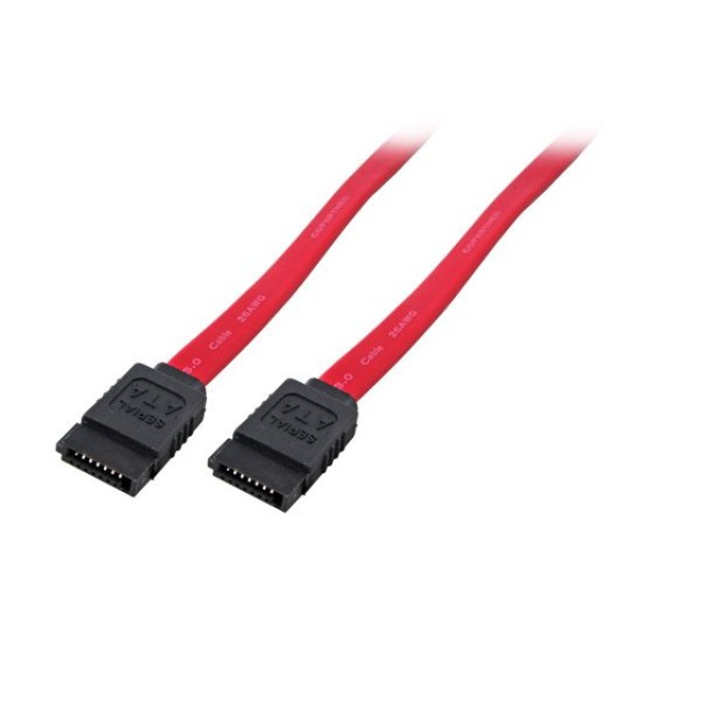 SATA III Connection Cable, 2x SATA II 7 , M-M, 1,0m, red