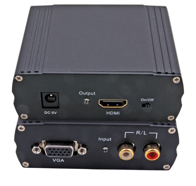 VGA + Audio zu HDMI Converter,,Analog-Digital