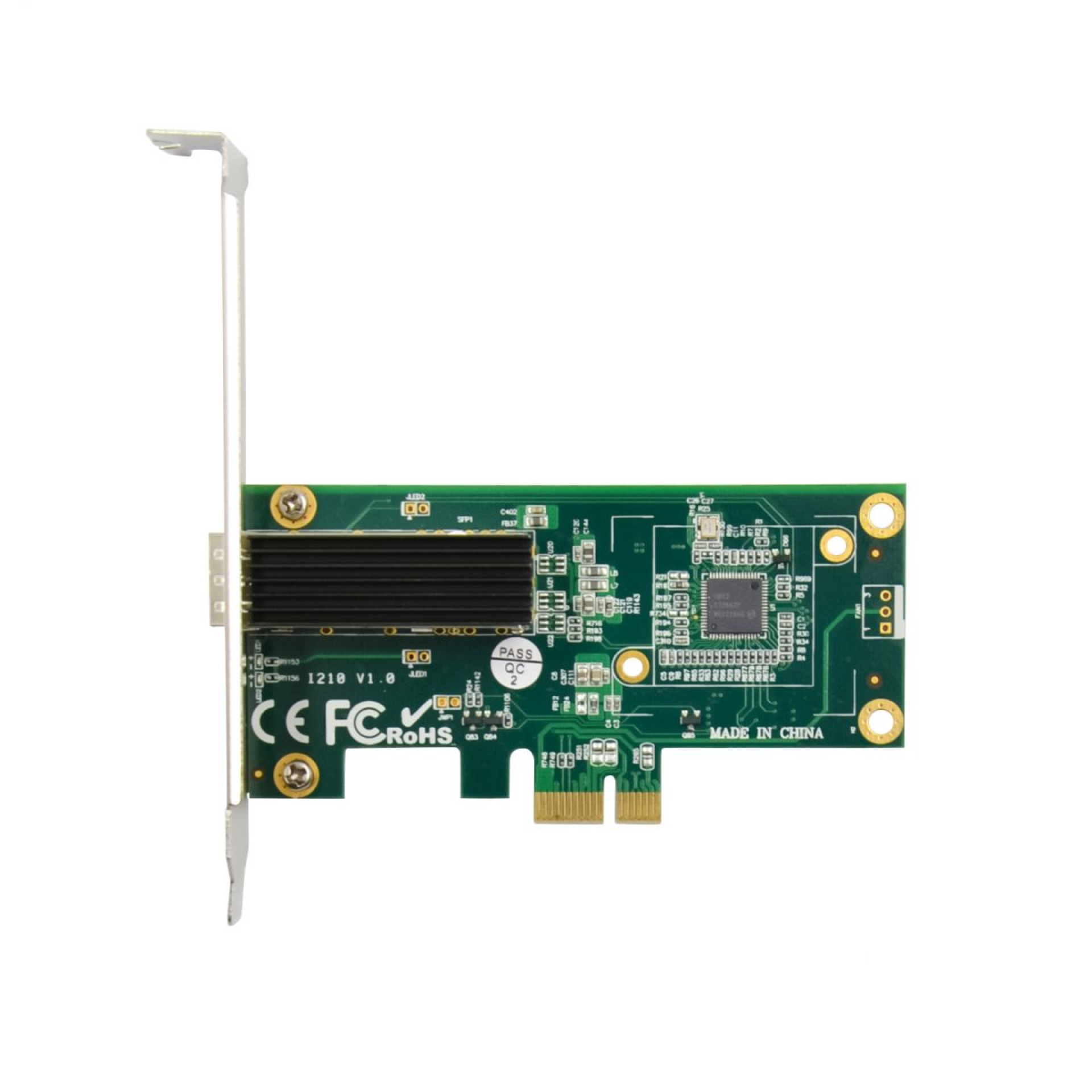 Gigabit Fiber PCIe Network Card, 1 x SFP