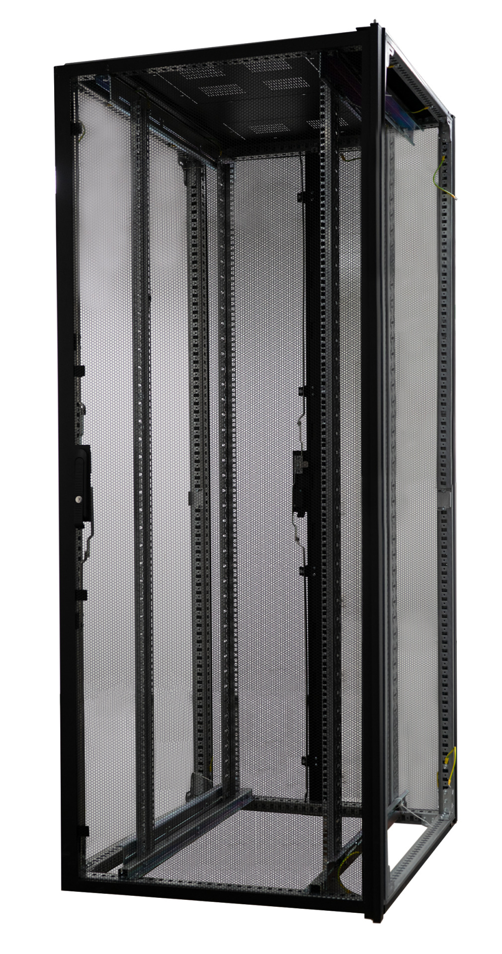 19" EFB Server 42U, 800x1000 mm, F+R 1-Part, RAL9005