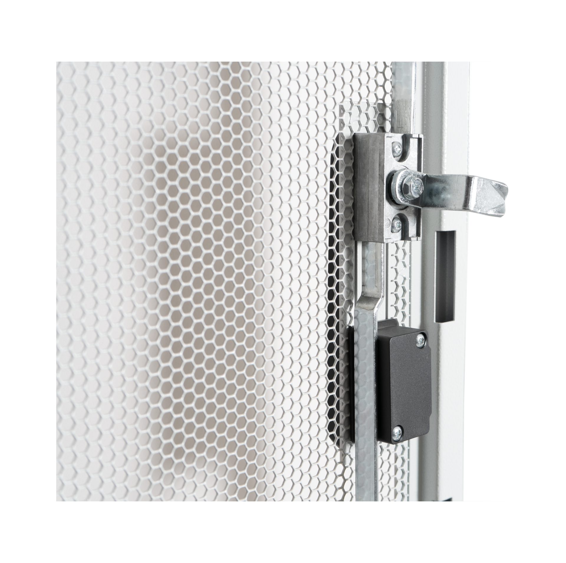 Door for ESV 42HE, W=800, perforated steel, 1-piece, RAL7035