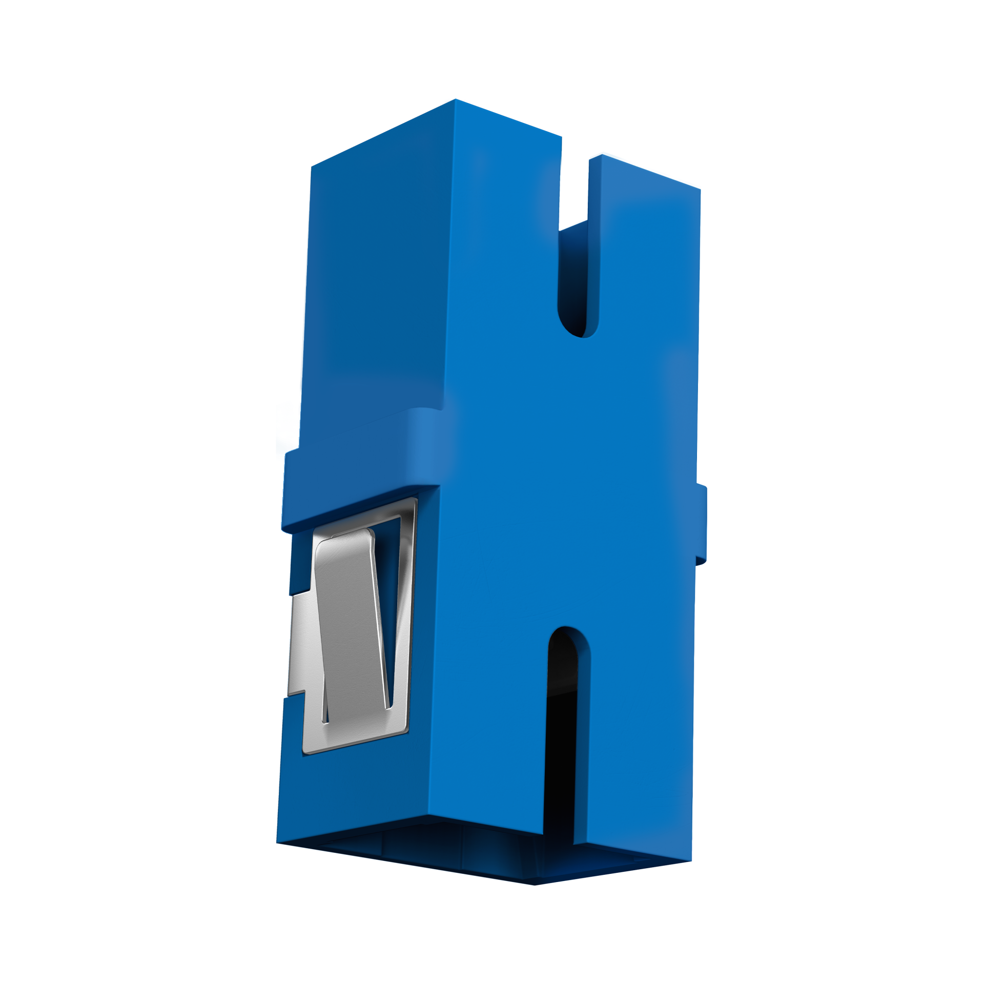 Kupplung SC Simplex OS2 blau flanschlos