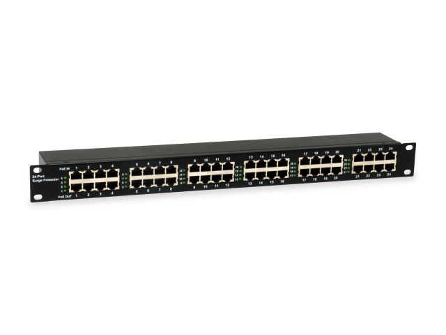 24-Port PoE Overvoltage Protection, 6KV, 30W