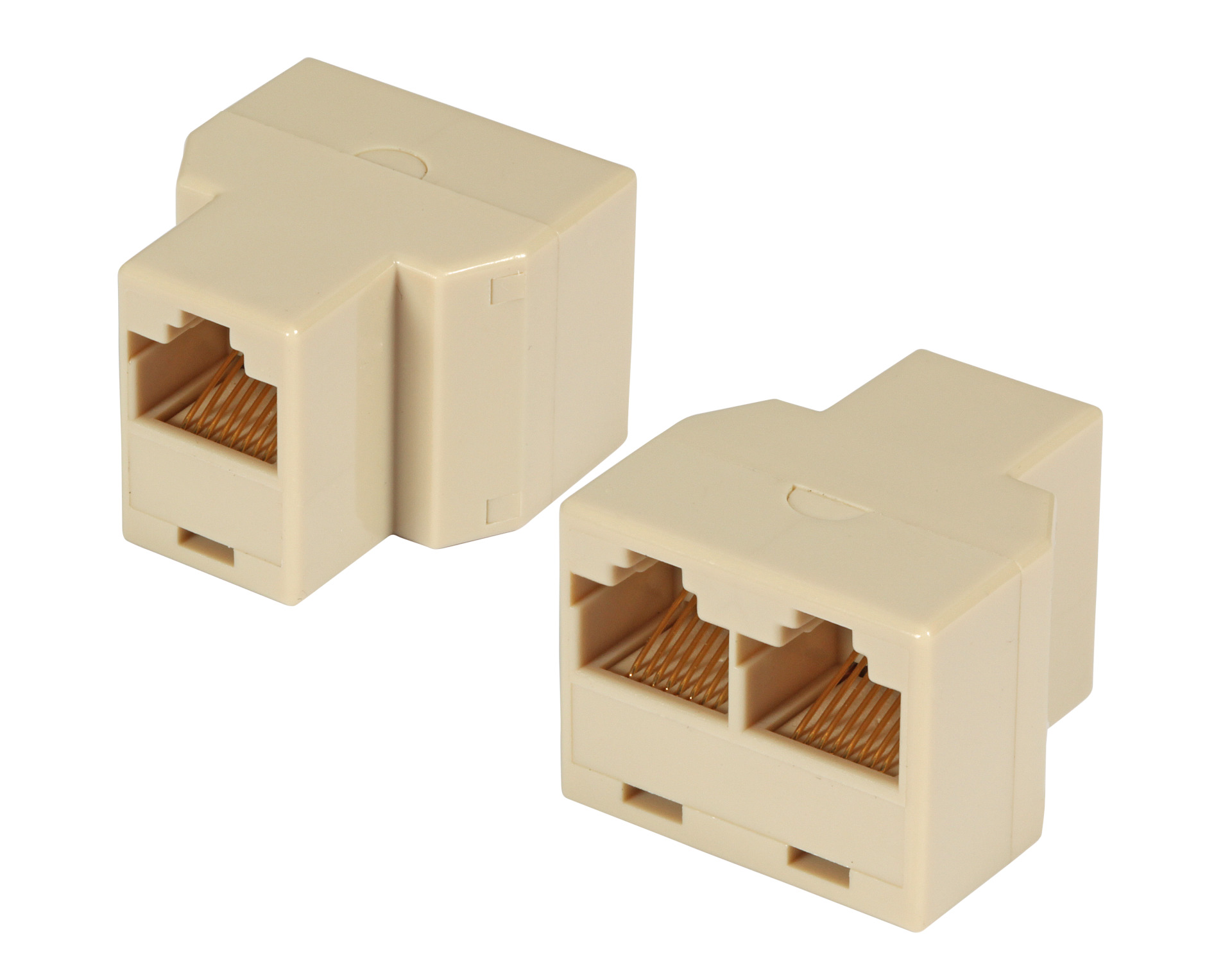 T-Modular-Adapter RJ45 Buchse/2xBuchse 1:1, ungeschirmt