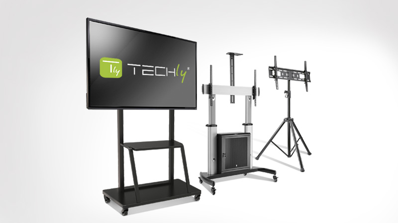 Techly products on grey background Techly products on grey background