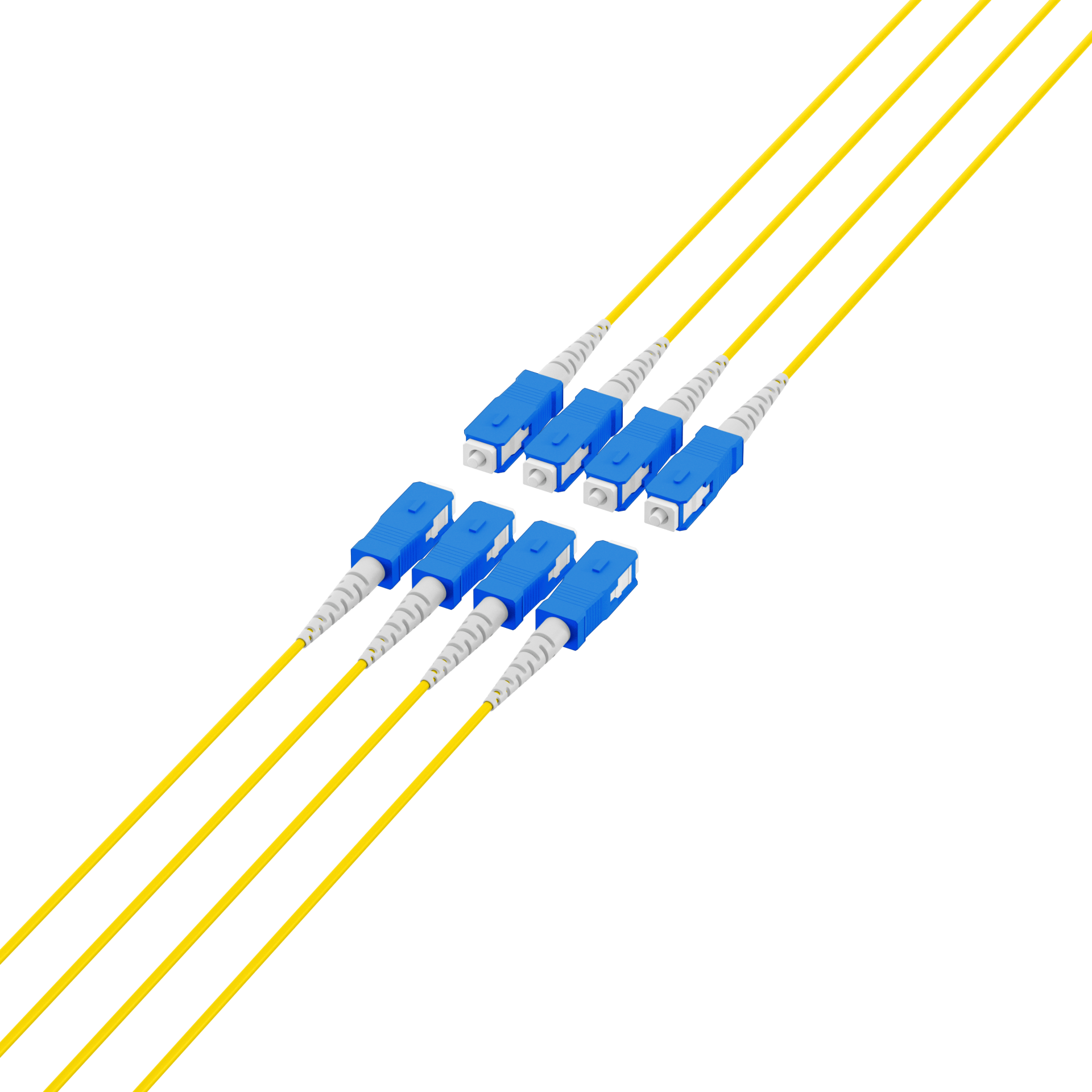 Trunk cable U-DQ(ZN)BH OS2 8E (1x8) SC-SC,10m Dca LSZH