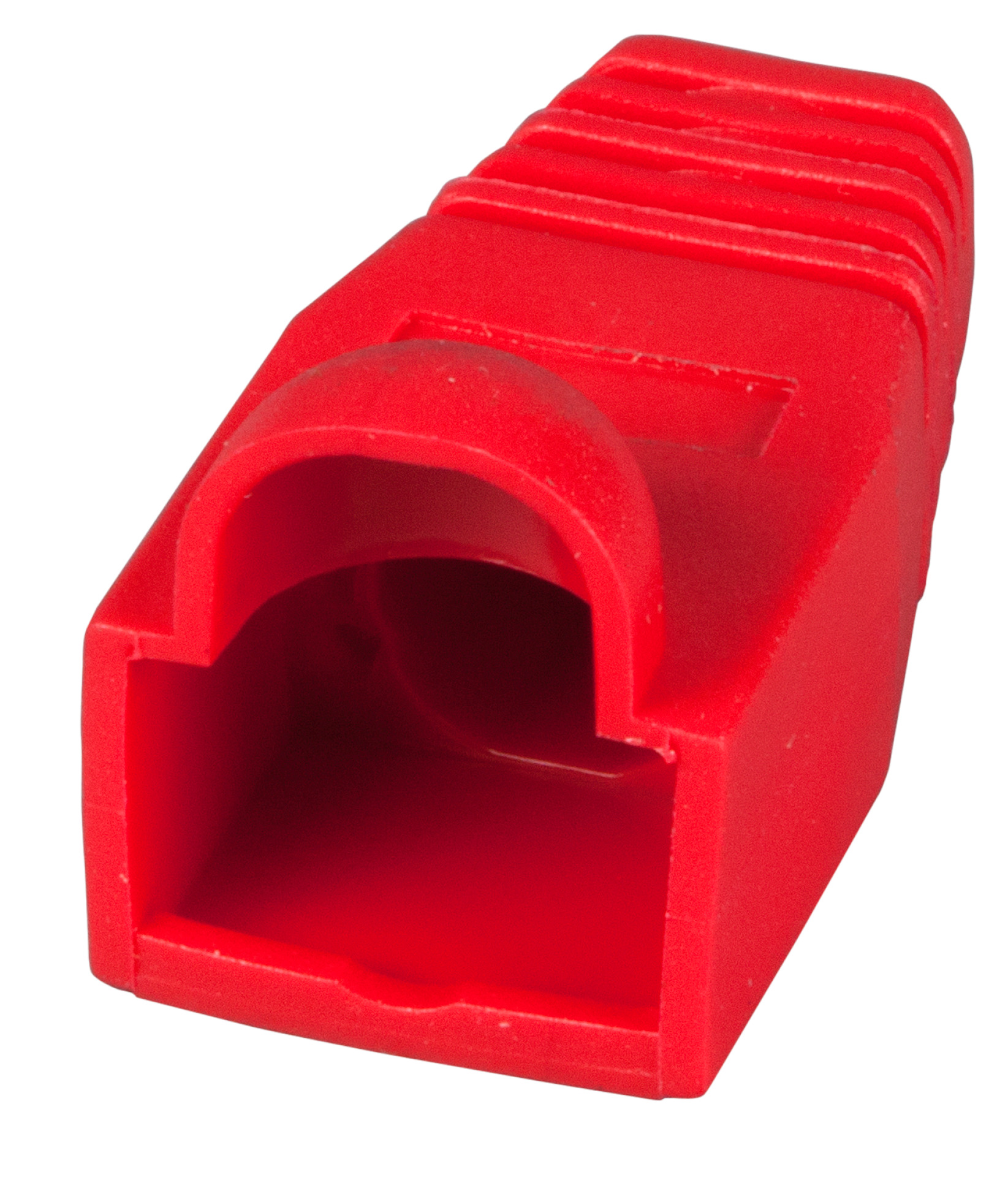 Anti-Kink sleeve RJ45 red, with Latch Protection, 100 Pcs.