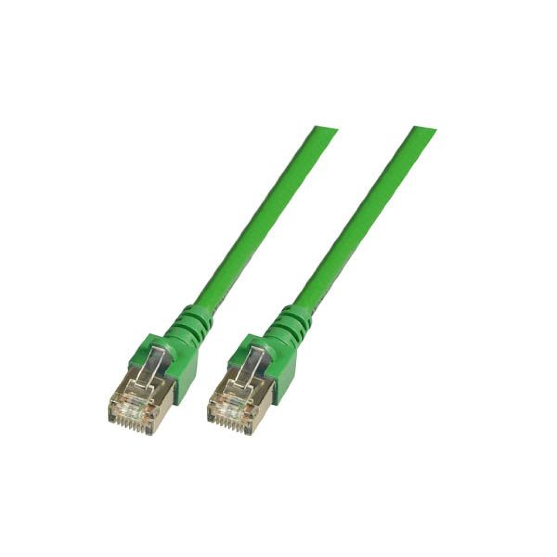 RJ45 Patchkabel SF/UTP, Cat.5e, PVC, CCA, 2m, grün