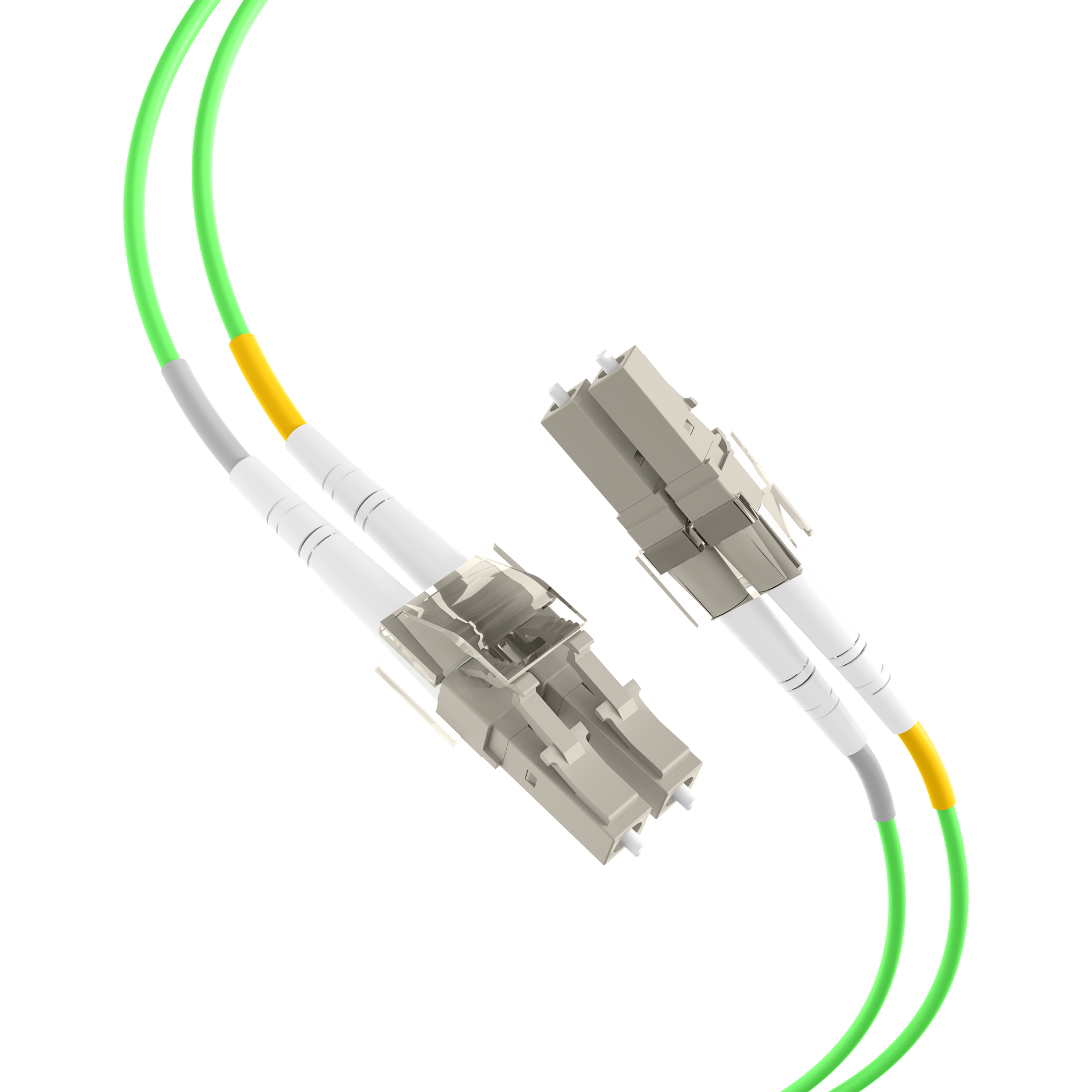 Duplex Patchcable LC-LC OM5 35m LSZH 2mm limegreen