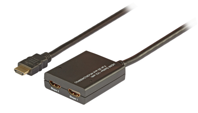 HDMI™ Kabel-Splitter 2-Port,unterstützt 4Kx2K, HDCP