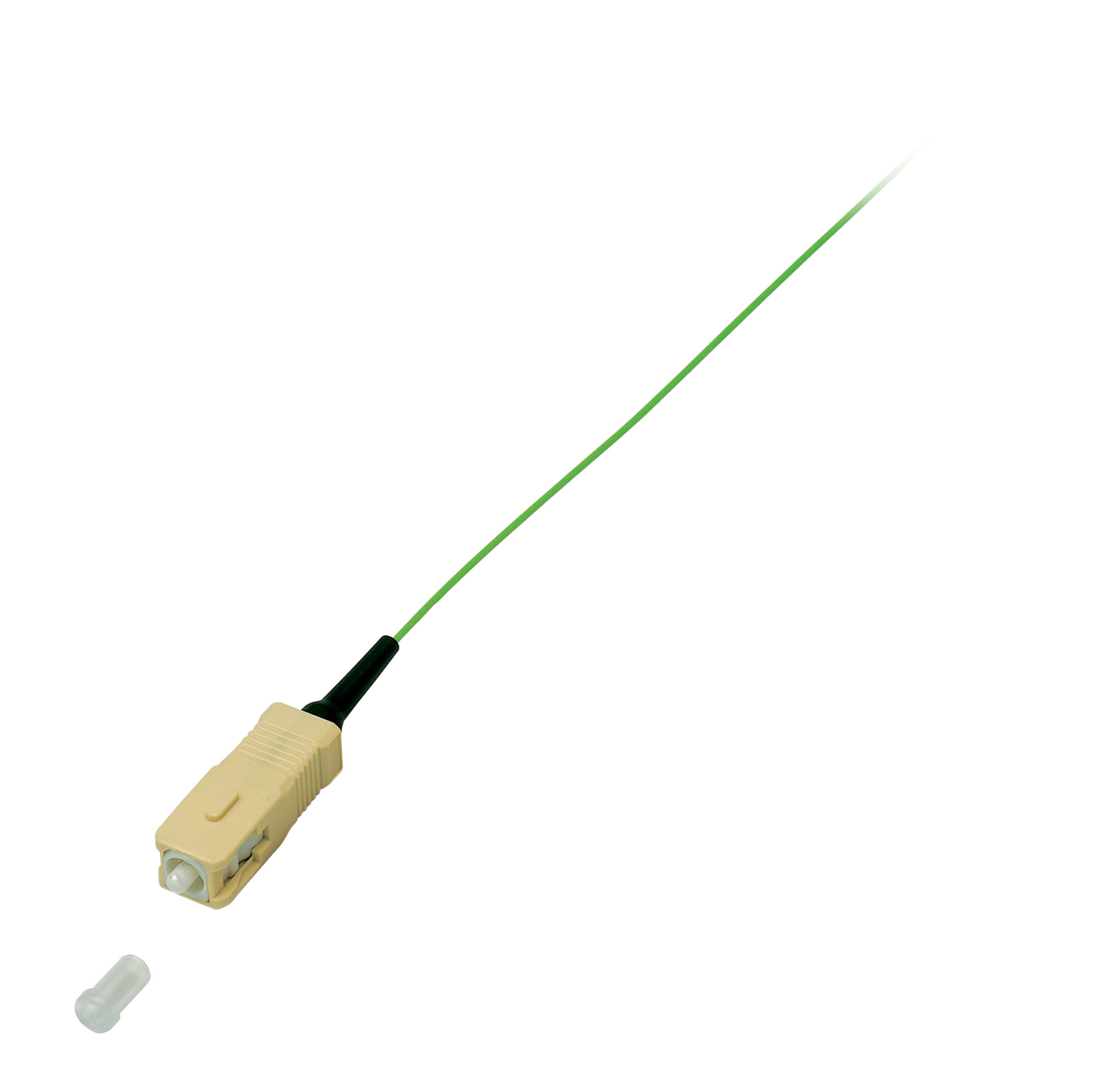 Faserpigtail SC 50/125µ, OM2, grün, 2m