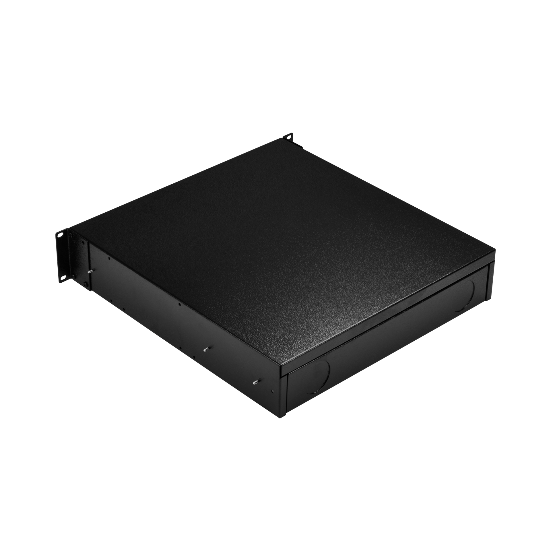 19" 2U Keyboard/Document Drawer, Lockable, RAL9005