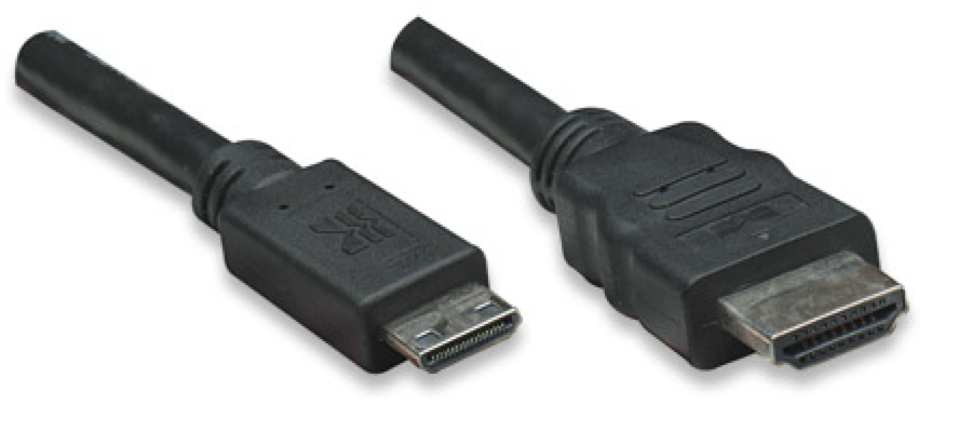 HDMI Kabel High Speed mit Ethernet und Mini HDMI Schwarz 1,8 m