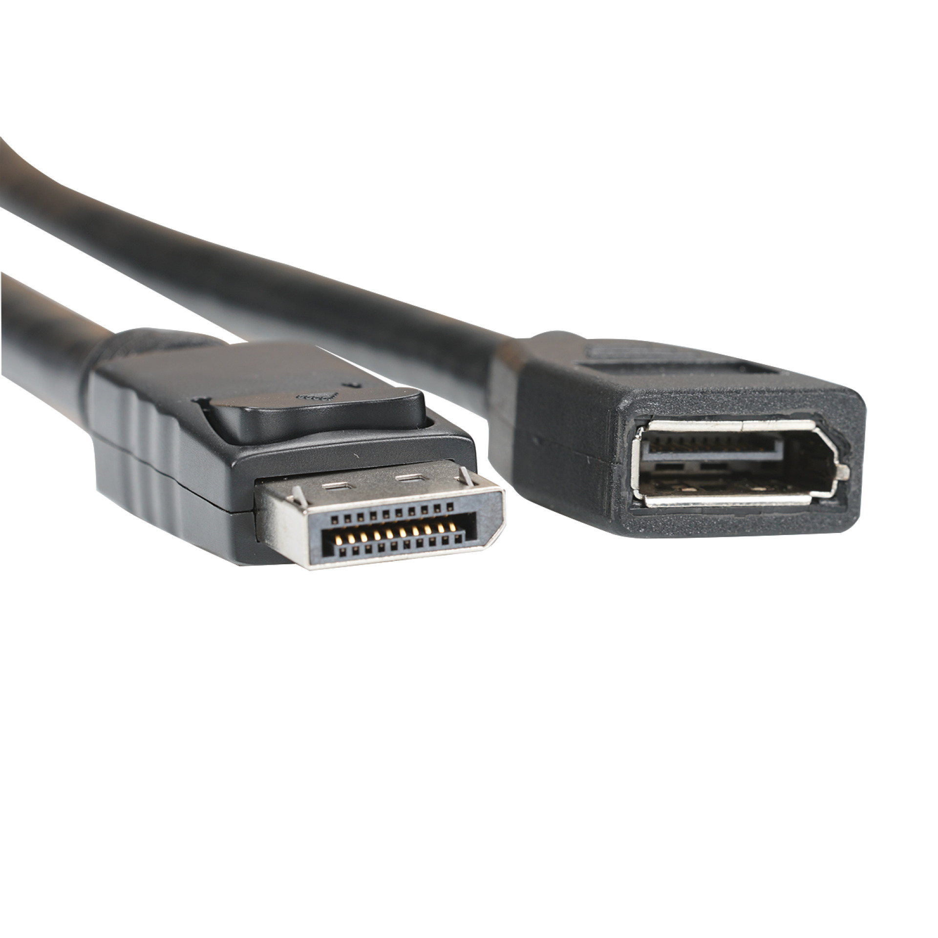 DisplayPort 1.4 Verlängerungskabel, DP Stecker -,DP Buchse, 8K@60Hz, schwarz, 1m