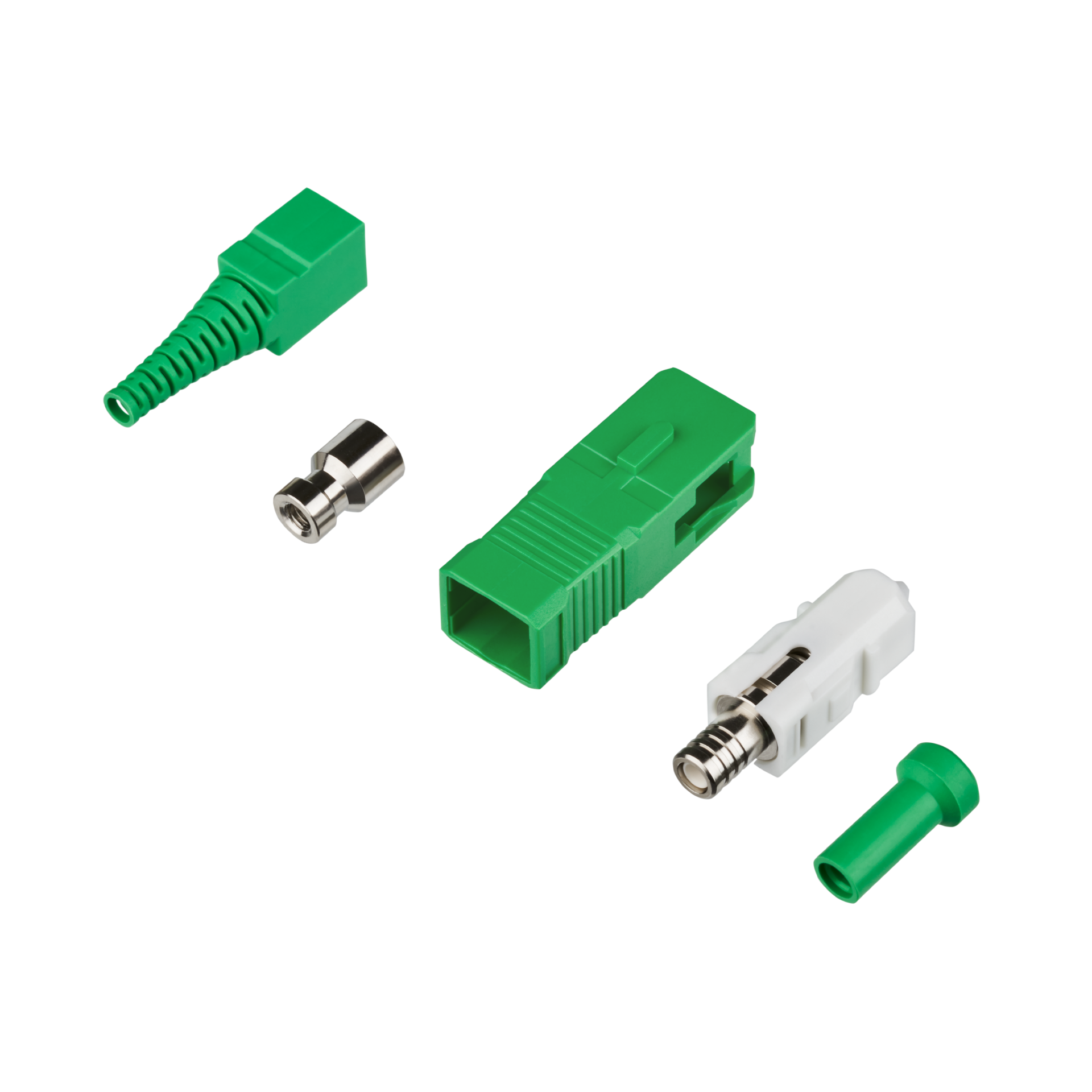 SC/APC Connector, Simplex Singlemode, 2,0mm