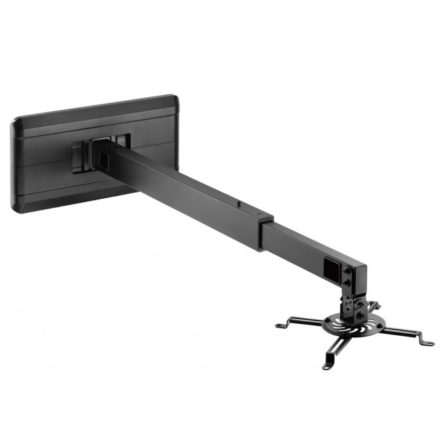 Wall Bracket for Projectors, extendable, 926-1528mm, Black