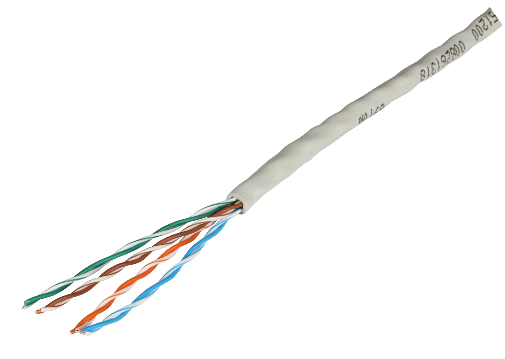 Patch Cable Cat.5e UTP 4x2xAWG26, grey, 100m