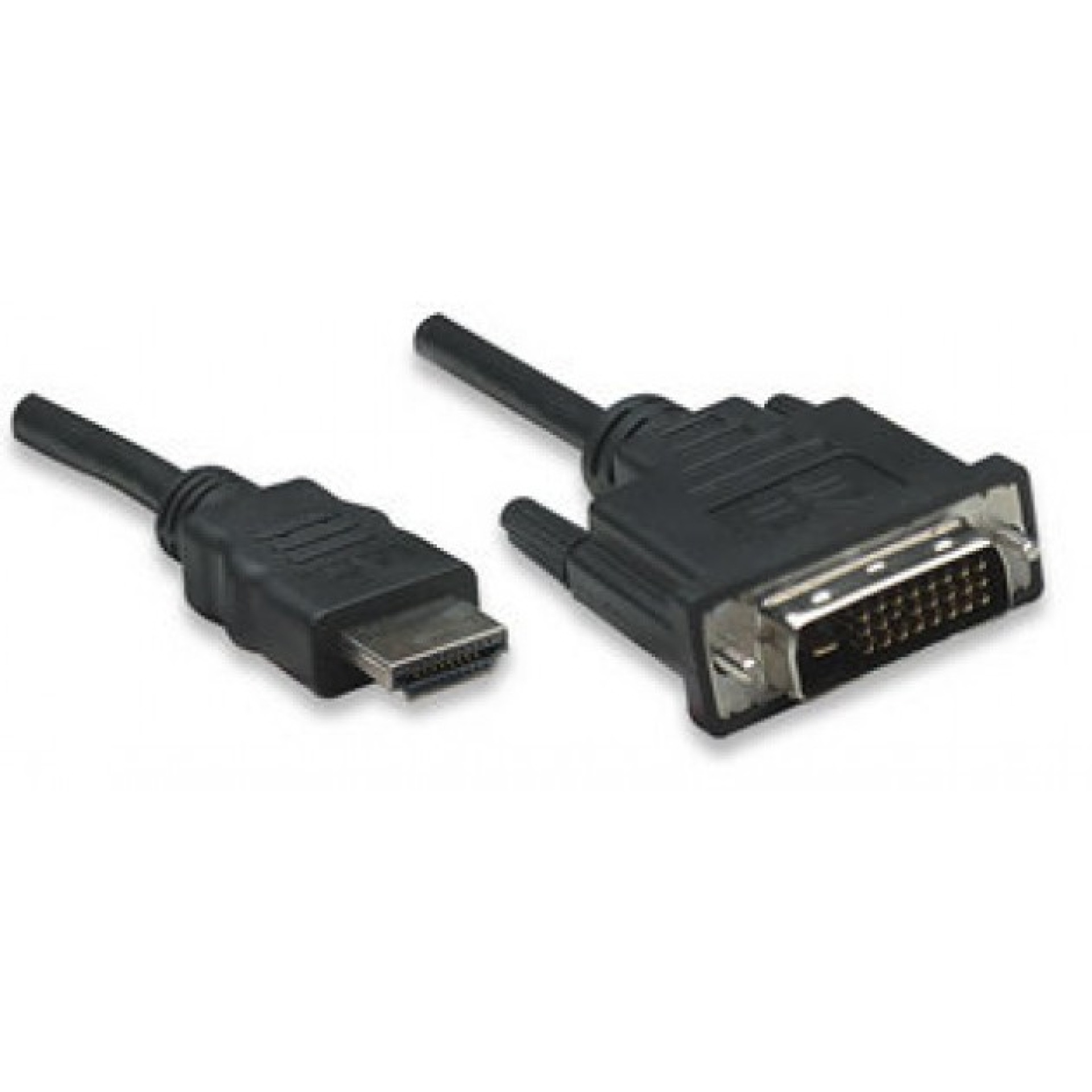 HDMI zu DVI-D Anschlusskabel, schwarz, 5 m