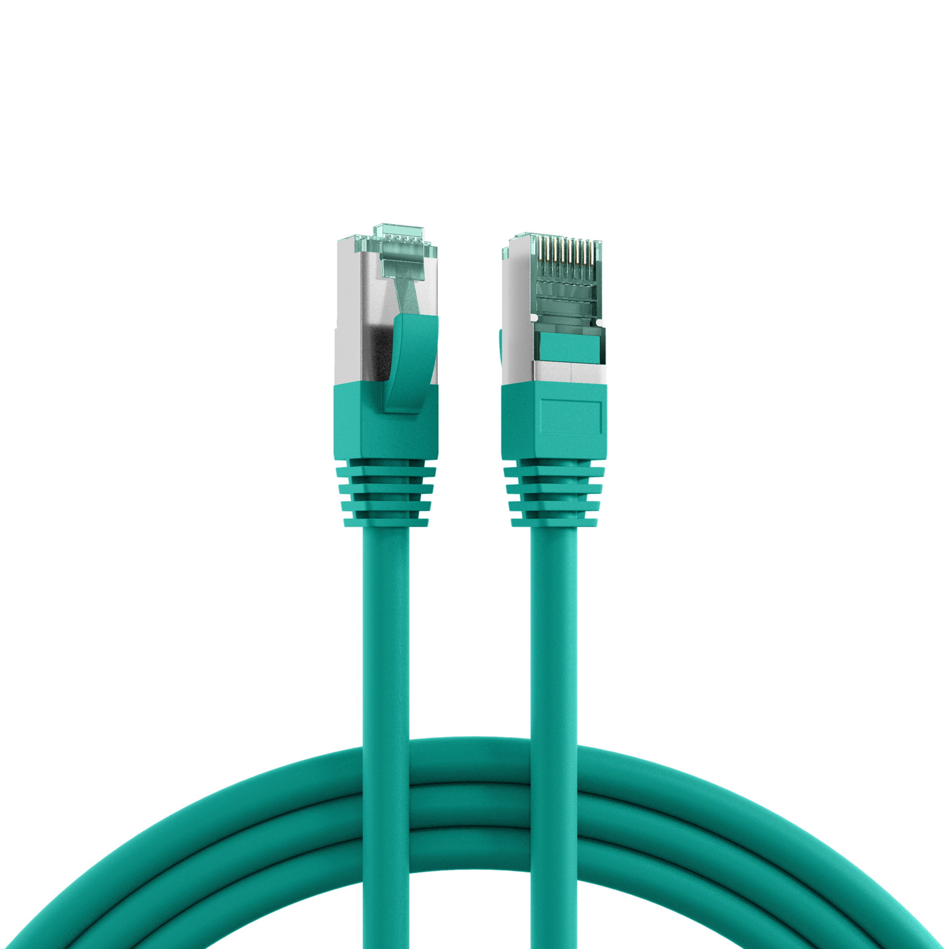 RJ45 Patch Cord Cat.6A S/FTP LSZH green 40m