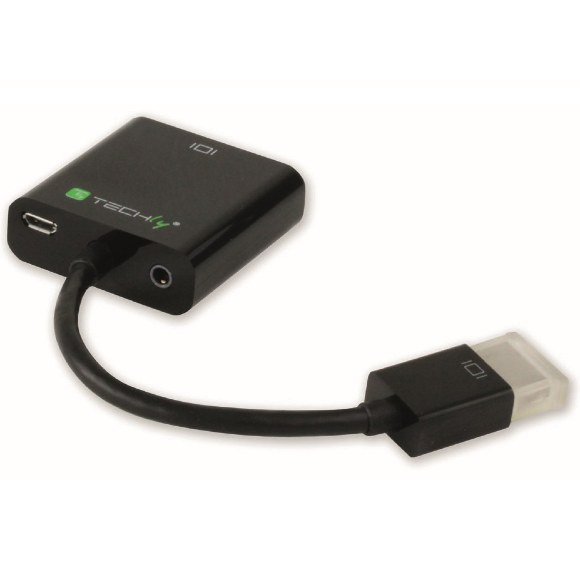HDMI zu VGA Konverter mit Audio und Micro-USB