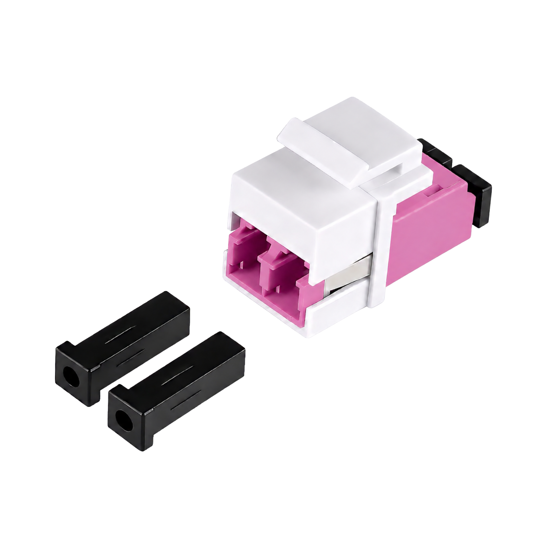Keystone Modul LC Duplex OM4 erica-violett