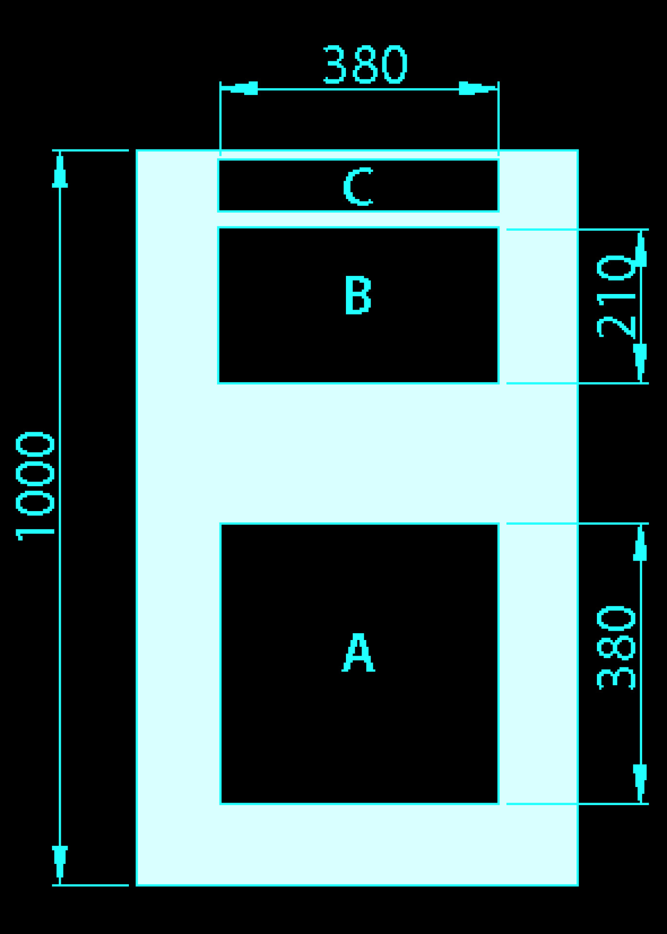 Modul mit Bürstendurchlass, Öffnung A, RAL7035, für PRO