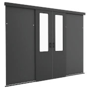 Schiebetür mit Glas für Kaltgang- und Warmgang-Einhausung von EFB-Elektronik Schiebetür mit Glas für Kaltgang- und Warmgang-Einhausung von EFB-Elektronik