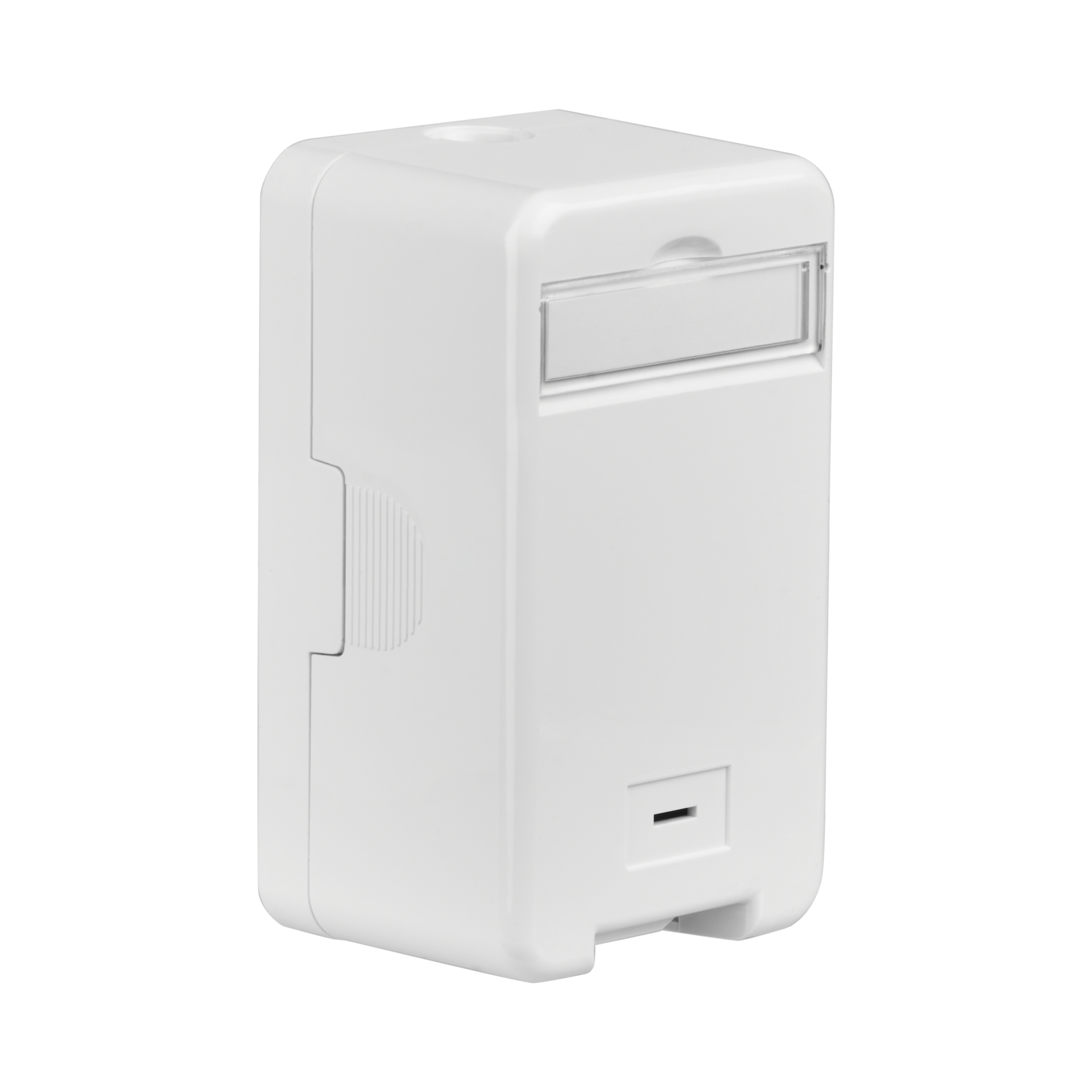 Keystone Verteilerbox Aufputz, 1-Port, Staubschutz selbstschließend