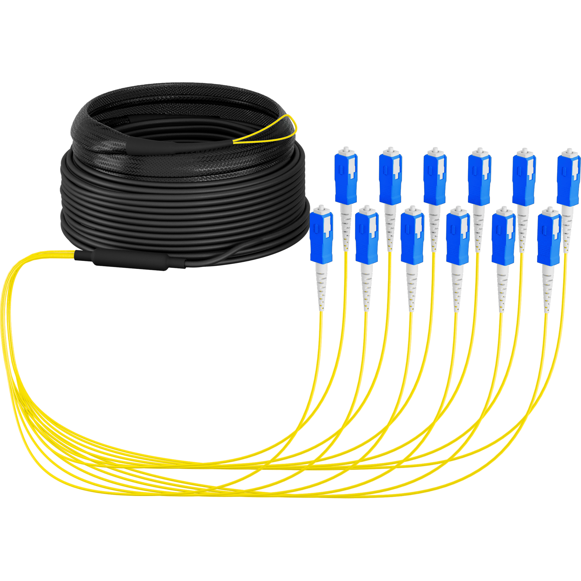Trunk cable U-DQ(ZN)BH OS2 12E (1x12) SC-SC,30m Dca LSZH