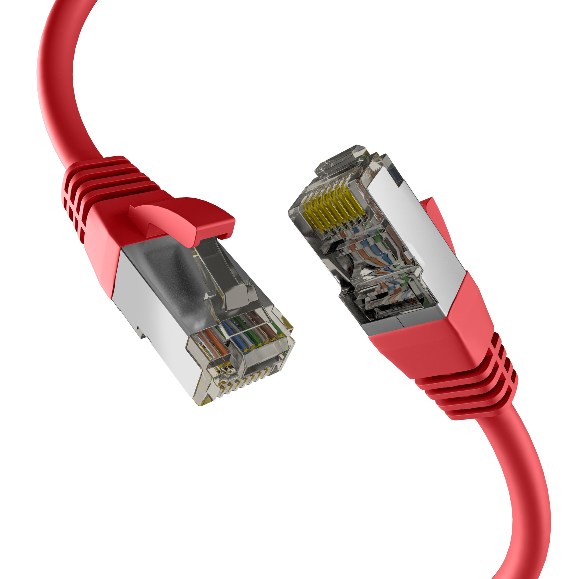 CAT8.1 ROT 20m RJ45 PATCHKABEL S/FTP PIMF,LSZH 2000MHZ 40GB NETZWERKKABEL