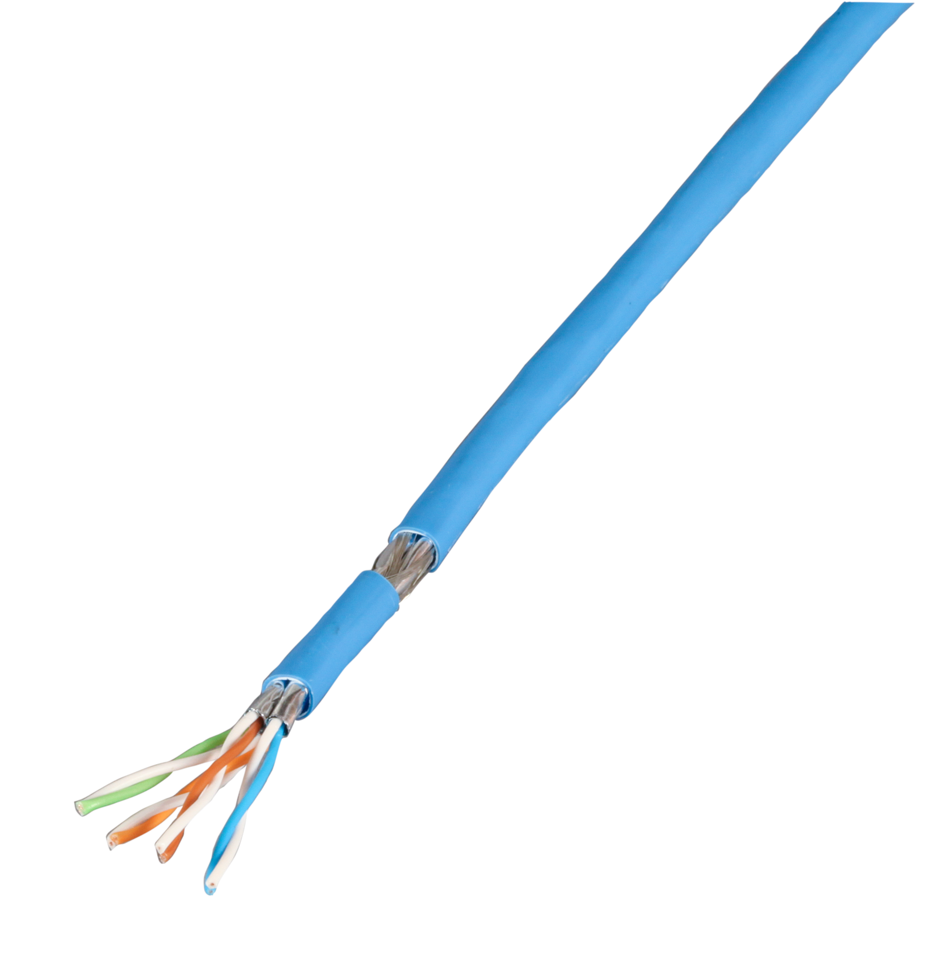 Patchkabel Cat.7 PiMF UC900MHz SS26 4P FRNC-B, blau