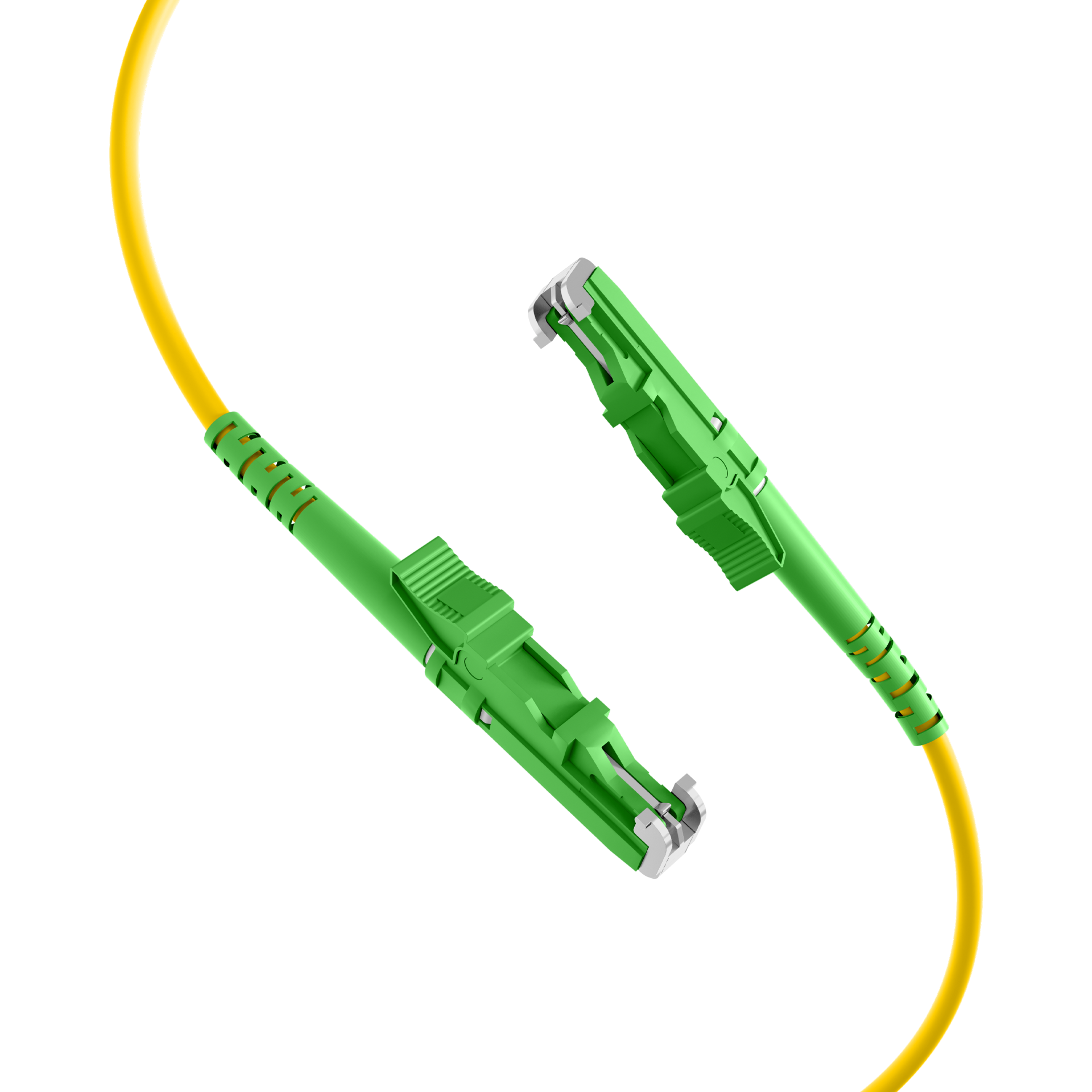 Simplex Patchkabel E2000/APC-E2000/APC OS2 G657A1 0,5m LSZH 3mm gelb