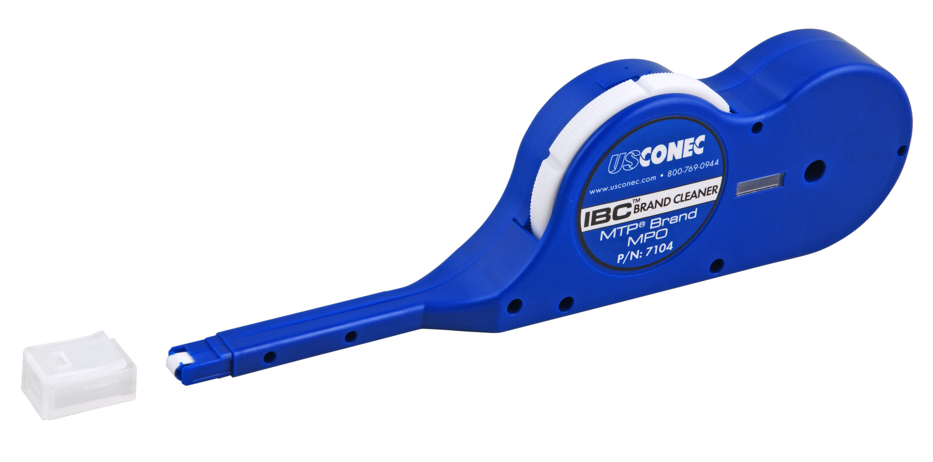 US Conec IBC™ Ferrule Cleaner MPO connector (also through couplings).