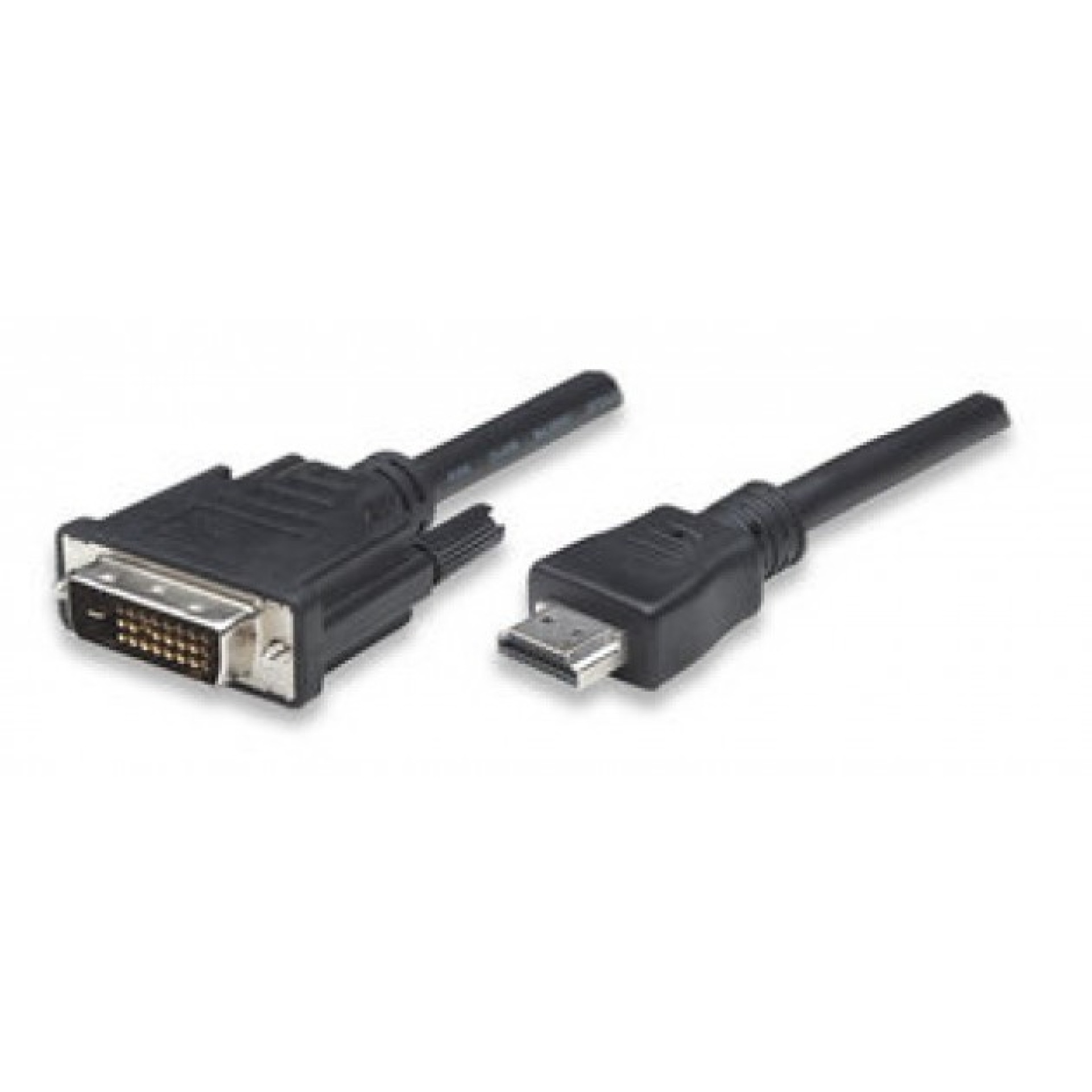 HDMI zu DVI-D Anschlusskabel, schwarz, 5 m